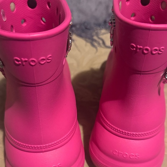 Pink Platform Clogs with Charms - Picture 4 of 4